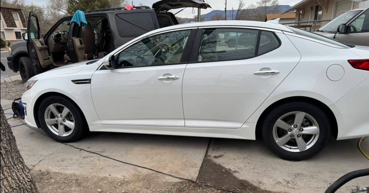 Kia Optima Exterior after detailing
